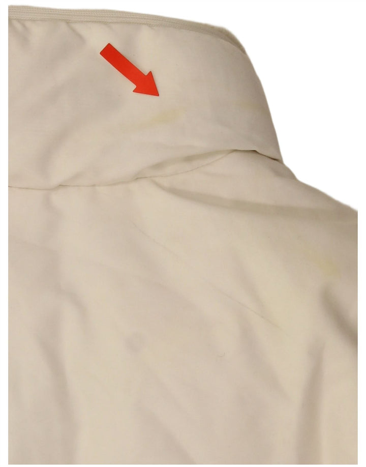 Giacca imbottita da donna Nike UK 10/12 poliestere bianco medio
