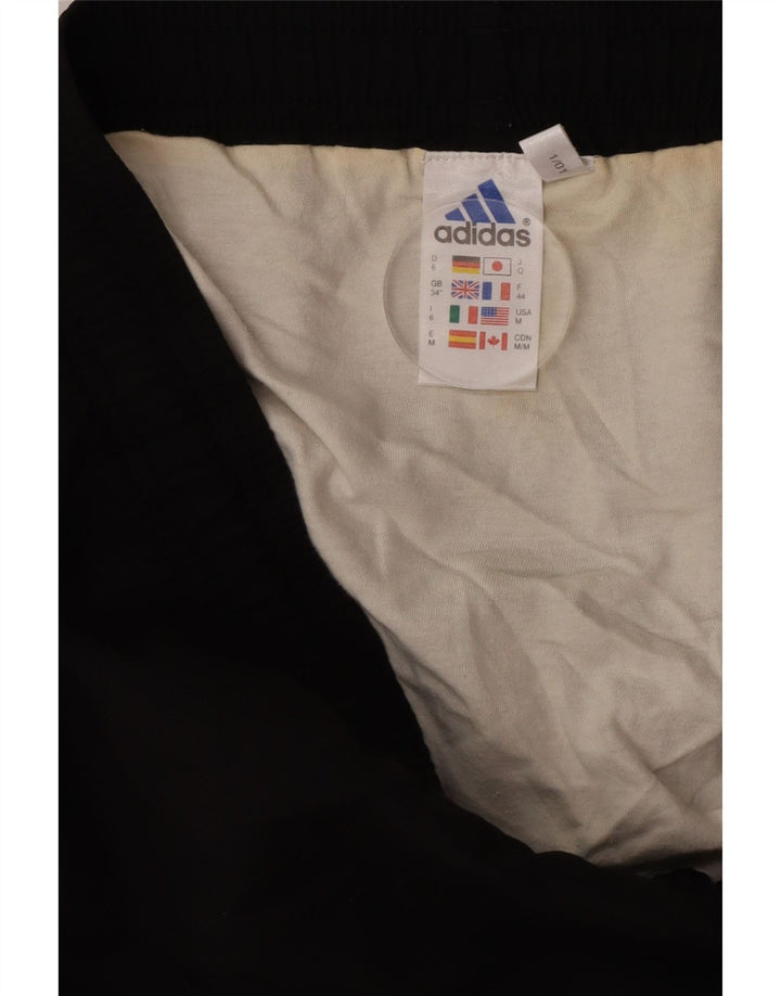 Pantaloncini sportivi da uomo Adidas grandi in poliestere nero
