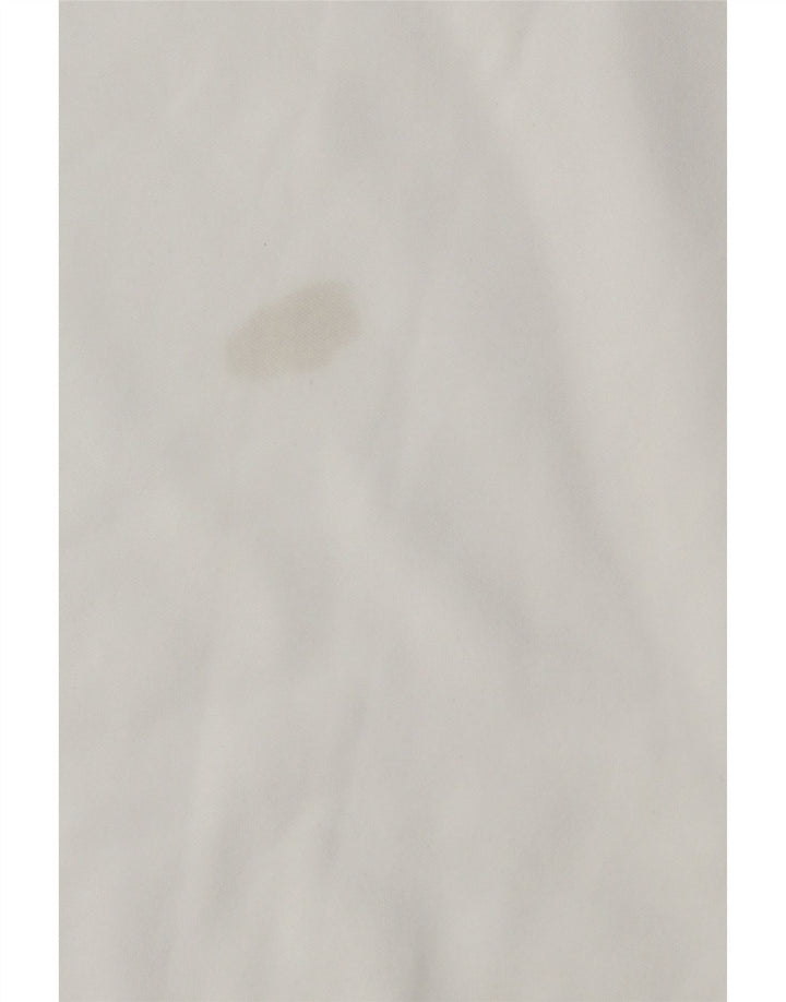 Nike Dri Fit Zip Neck Pullover Tuta da Uomo Top Large Bianco Colorblock