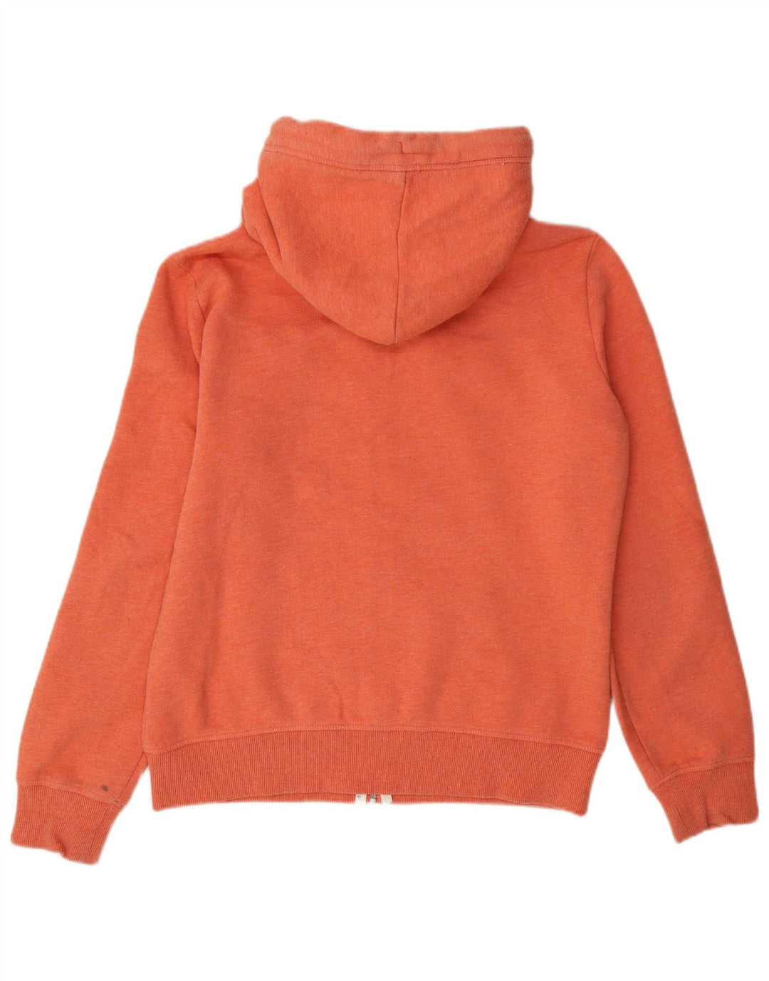 Maglione con cappuccio e zip oversize da donna Superdry UK 12 Cotone arancione medio