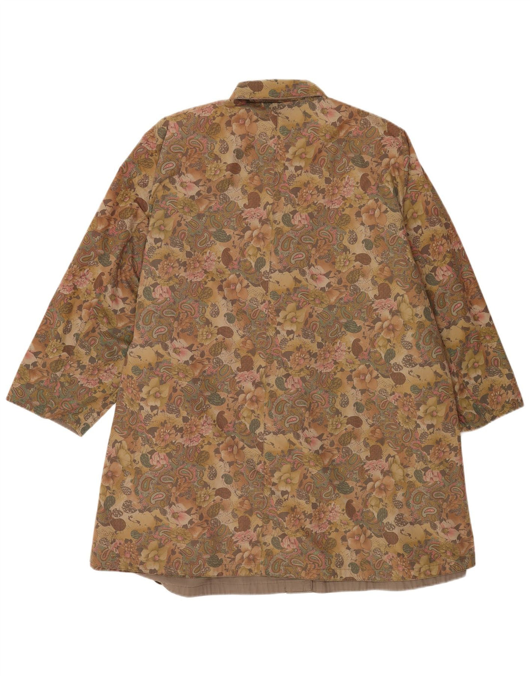 Trench reversibile vintage da donna UK 20 2XL Beige