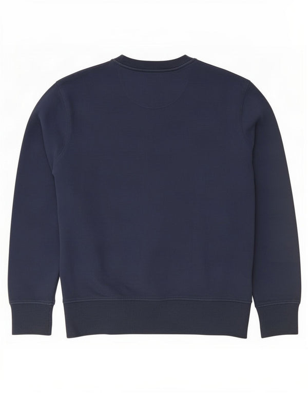 Americanino Felpa grafica da uomo Maglione XL Blu navy in cotone