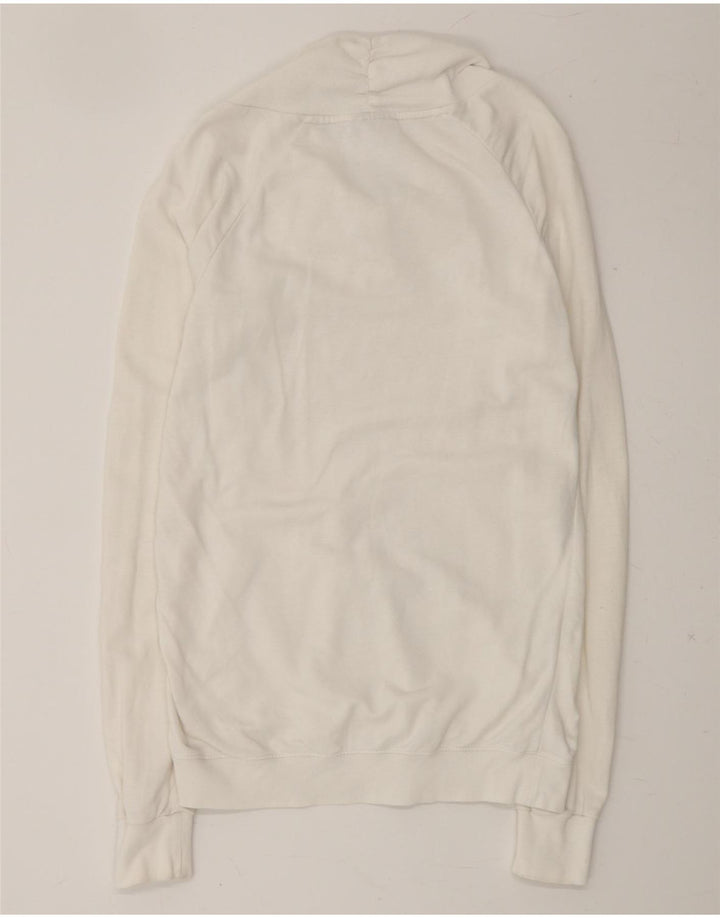 CONVERSE Womens Graphic Sweatshirt Jumper UK 6 XS White Cotton Vintage Converse and Second-Hand Converse from Messina Hembry 