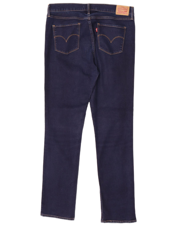 Levi's Donna 312 Shaping Slim Jeans W32 L32 Cotone Blu Navy
