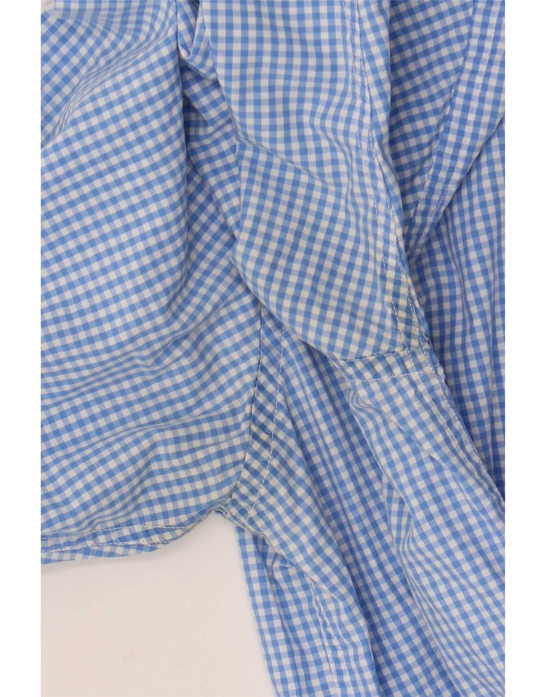 Camicia da uomo Nautica piccola in cotone a quadretti blu