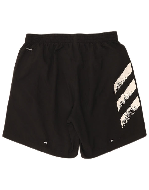 Pantaloncini sportivi Adidas Aeroready da uomo, colore nero medio, in poliestere color block