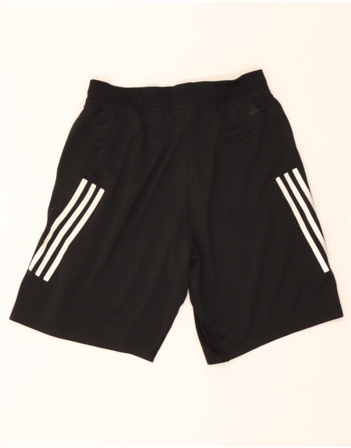 ADIDAS Mens Aeroready Sport Shorts Small  Black Polyester Vintage Adidas and Second-Hand Adidas from Messina Hembry 