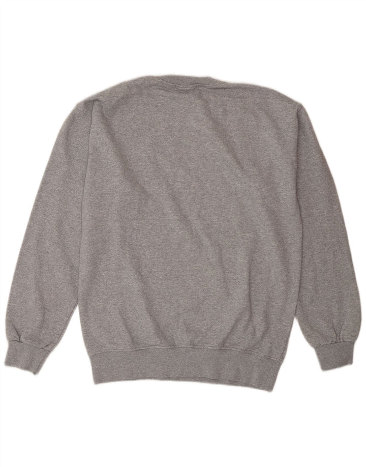 Felpa con grafica Tokyo Coast da uomo, piccola, in cotone grigio screziato