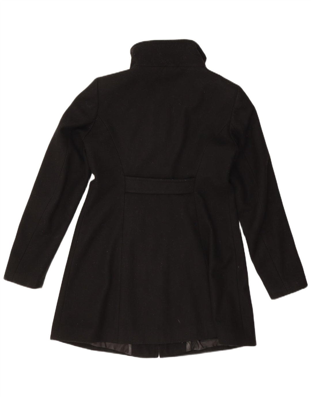 Cappotto Donna Benetton IT 44 Medio Nero Lana