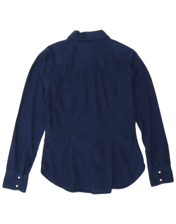 Camicia da donna Levi's UK 14 cotone blu navy medio