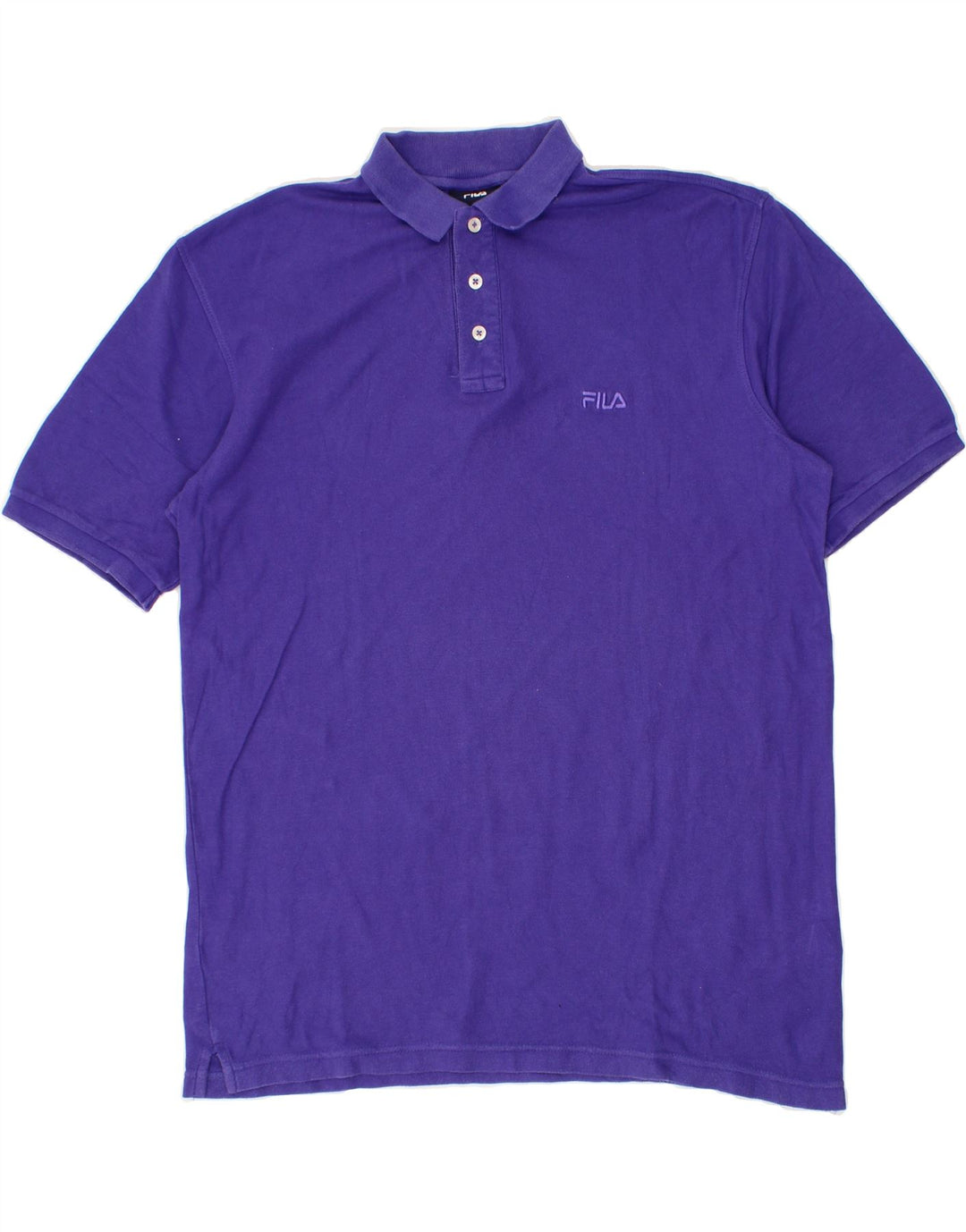 FILA Mens Polo Shirt Medium Purple Cotton Vintage Fila and Second-Hand Fila from Messina Hembry 