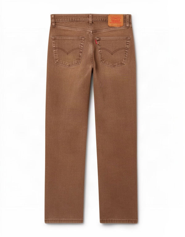 Levi's Uomo 551 Pantaloni dritti in velluto a coste W32 L30 Cotone Beige