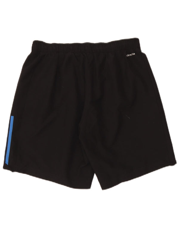 Pantaloncini sportivi Adidas Climalite da uomo grandi in poliestere nero