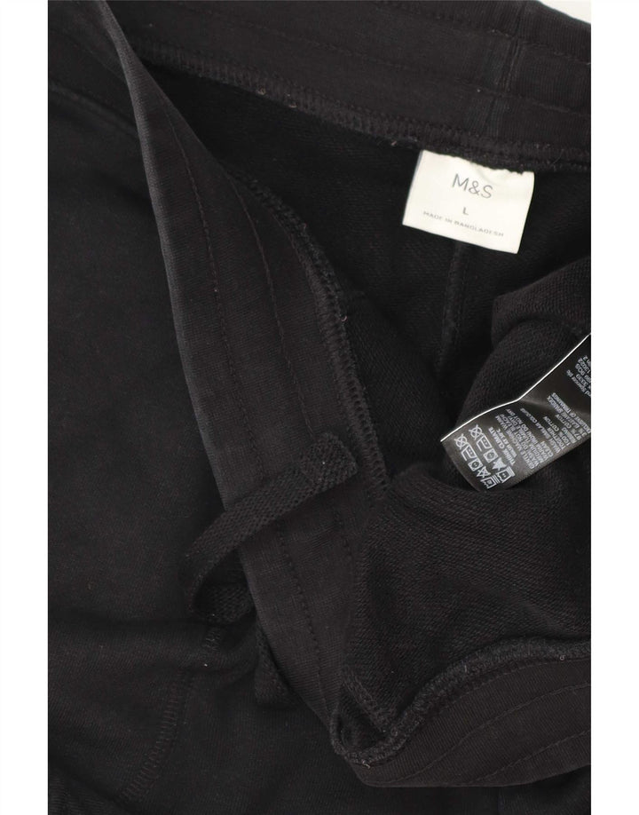 Pantaloncini sportivi da uomo Marks & Spencer grandi in cotone nero