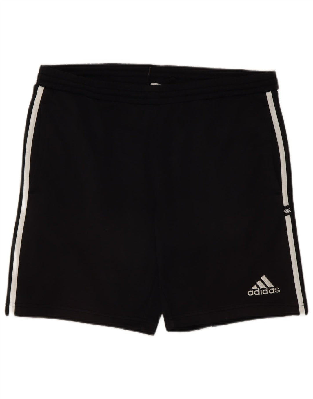 Pantaloncini sportivi da uomo Adidas medi neri in poliestere