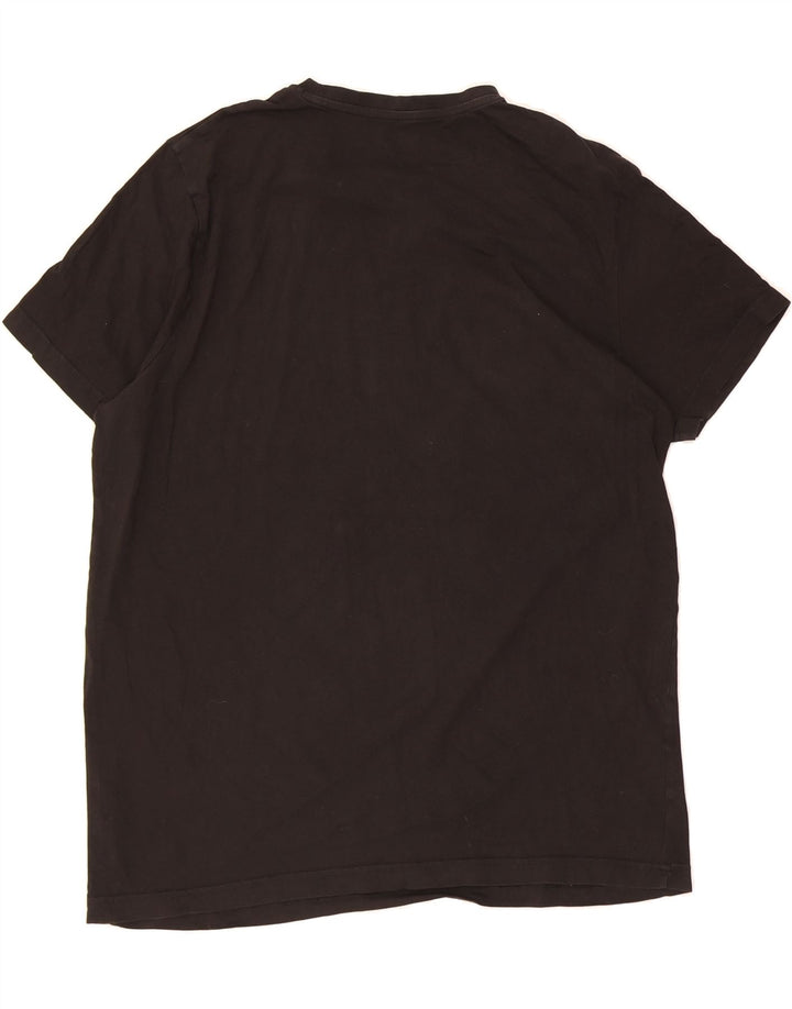 PUMA Mens Graphic T-Shirt Top XL Black Colourblock Vintage Puma and Second-Hand Puma from Messina Hembry 