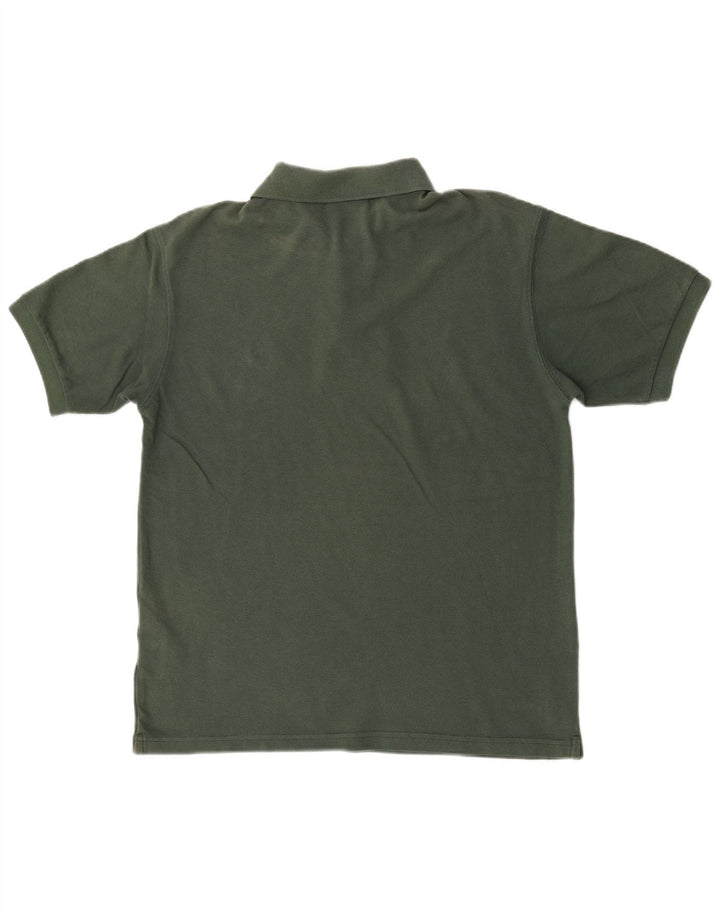 Polo da uomo Marlboro Classics in cotone verde medio