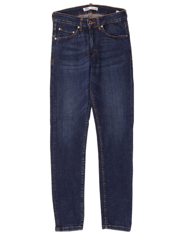 Jeans skinny da uomo Zara EU 38 Small W30 L30 Cotone blu