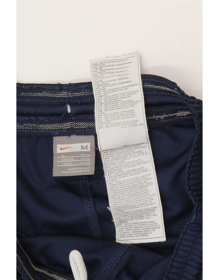 Pantaloncini sportivi Nike da uomo medi in poliestere blu navy