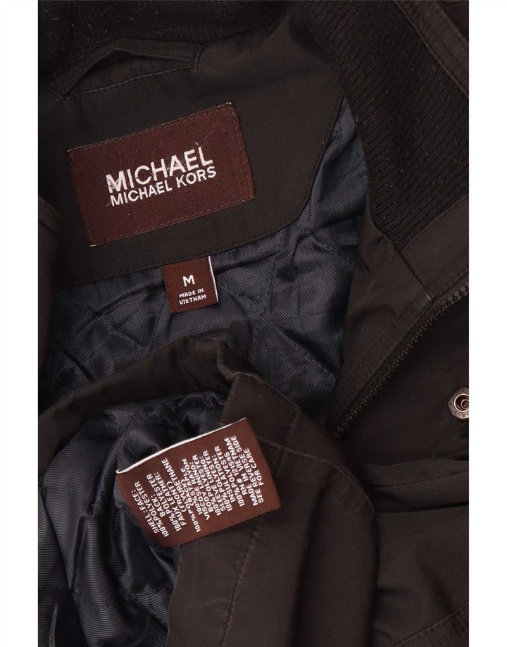 Giacca utility da uomo Michael Kors UK 38 poliestere nero medio