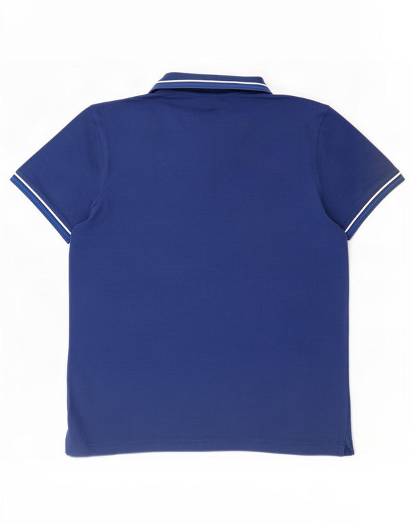 Polo Uomo Lotto Large in Cotone Blu