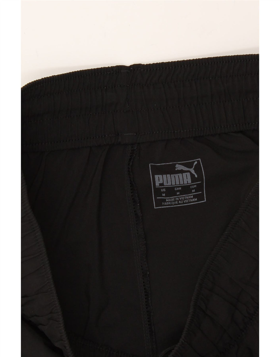 PUMA Mens Sport Shorts Medium  Black Vintage Puma and Second-Hand Puma from Messina Hembry 