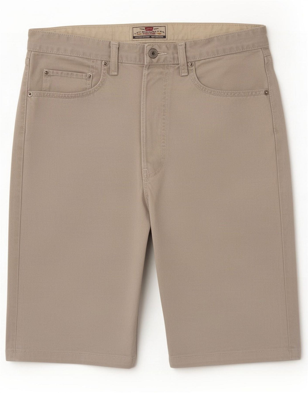 Levi's Pantaloncini di jeans regolari da uomo grandi W33 Cotone beige