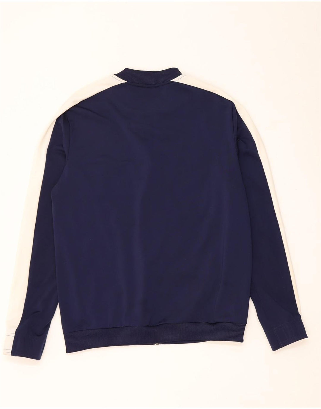 Giacca da ginnastica da uomo Puma Small in poliestere color block blu navy