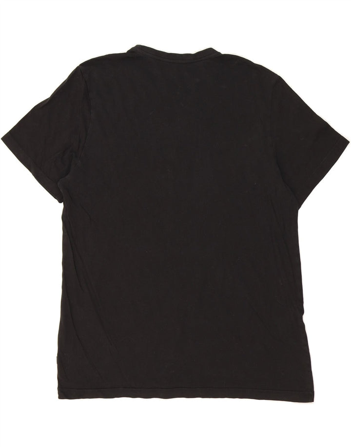 PUMA Mens Graphic T-Shirt Top XL Black Cotton Vintage Puma and Second-Hand Puma from Messina Hembry 