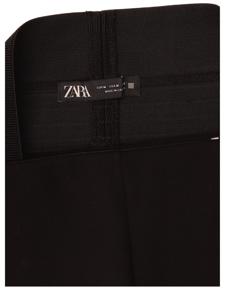 Leggings a vita alta da donna Zara UK 12 medio nero