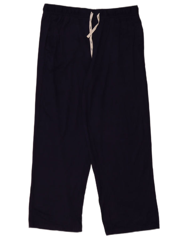 Pantaloni da tuta da donna Dkny UK 12 poliestere medio blu navy