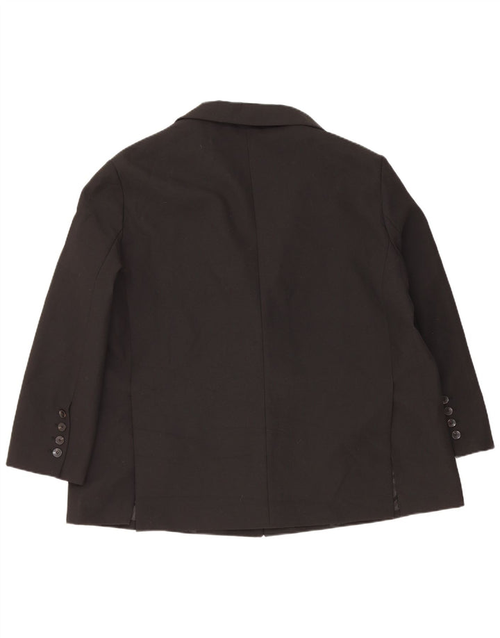Giacca blazer oversize a 2 bottoni da donna Zara UK 6 XS poliestere nero