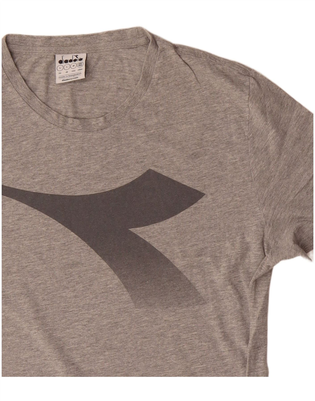 T-shirt grafica da uomo Diadora Top Large Grigia