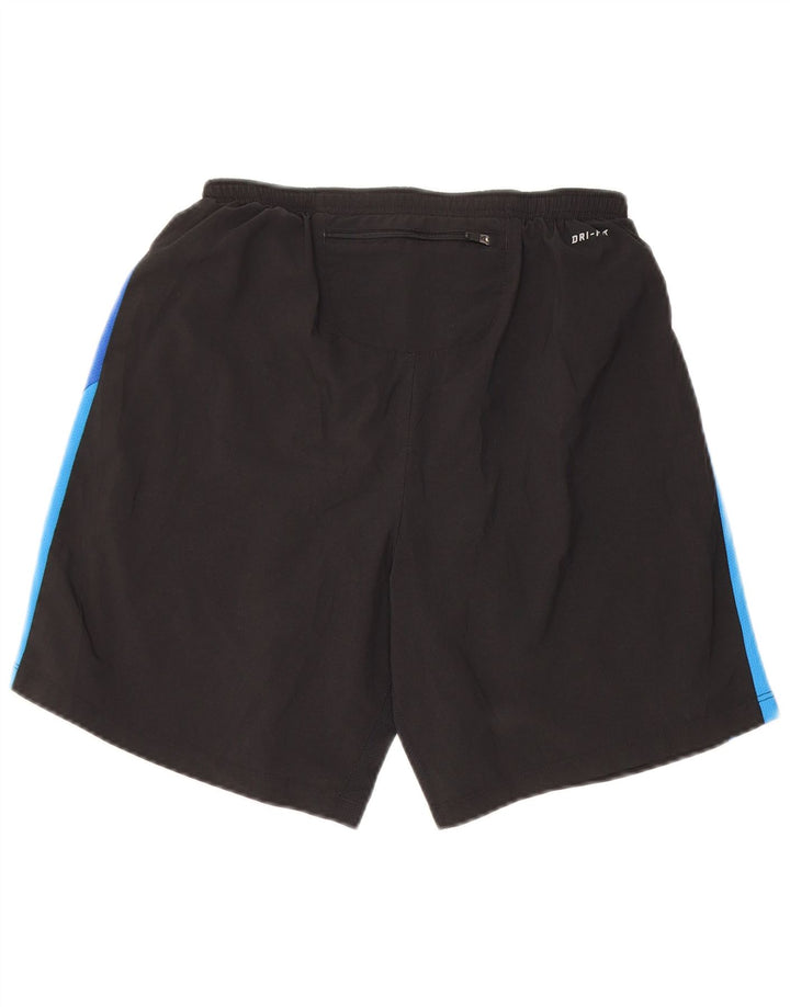 Pantaloncini sportivi Nike Dri Fit da uomo piccoli color block nero