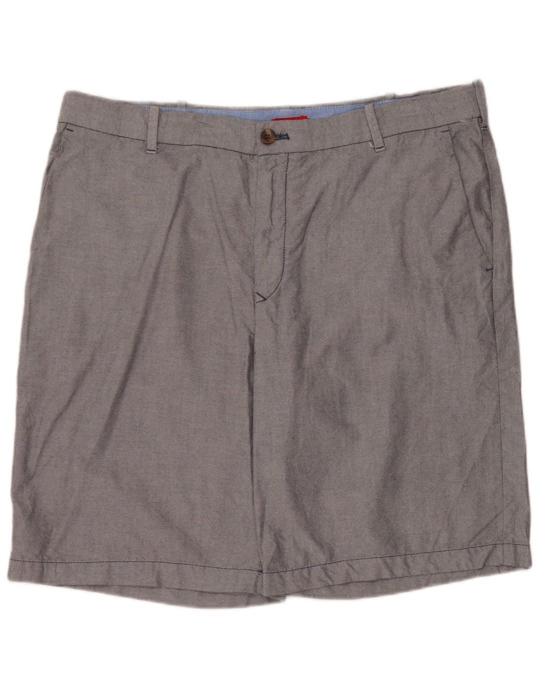 Pantaloncini chino da uomo Izod W38 XL in cotone grigio
