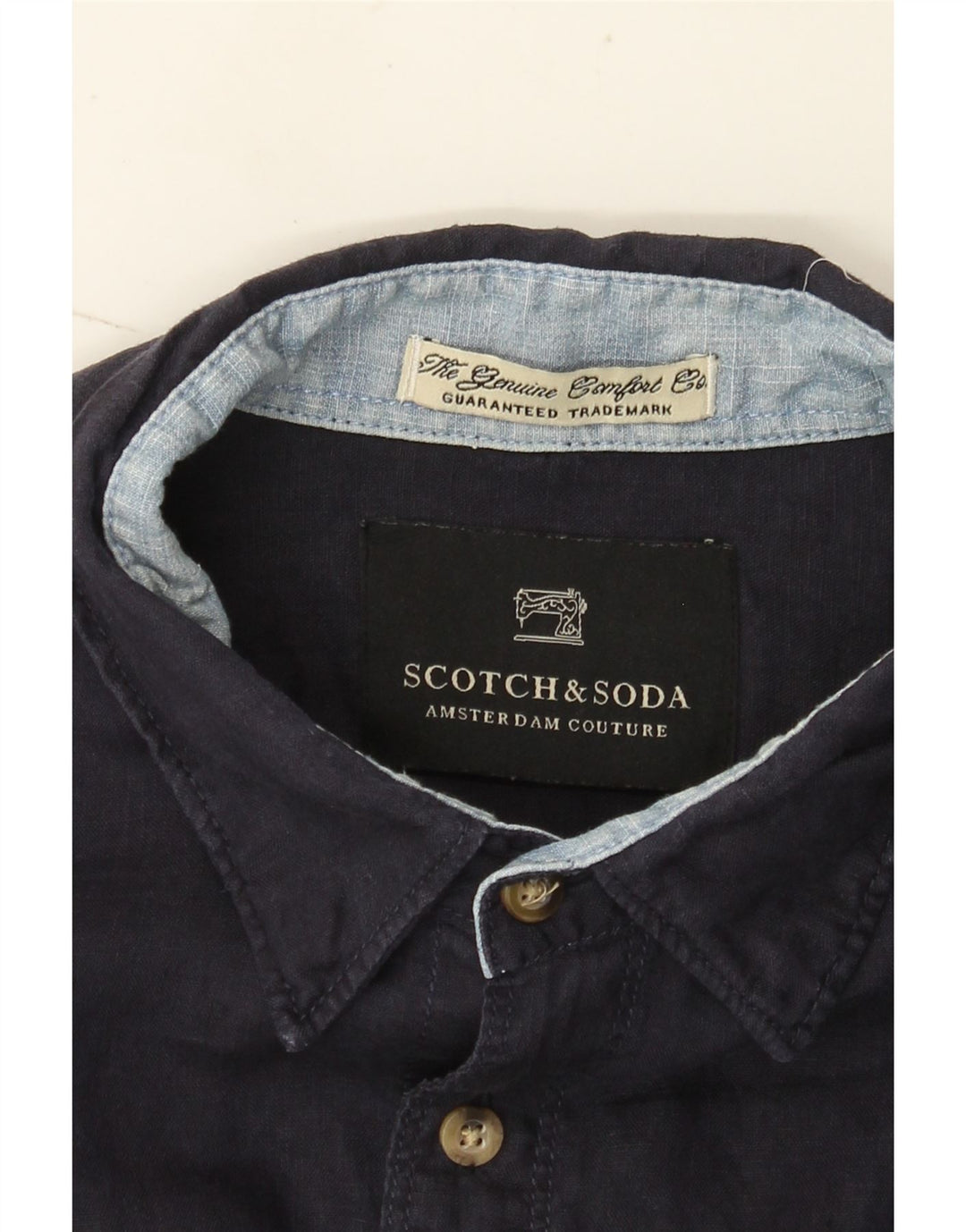 Camicia Couture da uomo Amsterdam Scotch & Soda medio blu navy