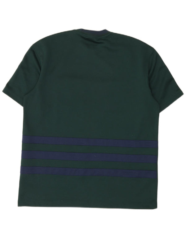 T-shirt da uomo Adidas Top in poliestere verde medio