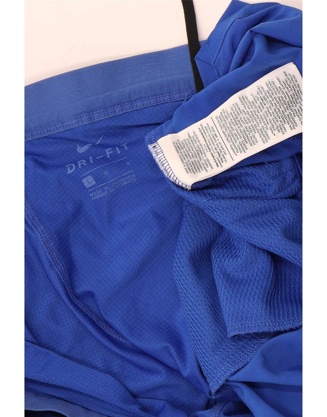 Pantaloncini sportivi Nike Dri Fit da uomo, grandi, in poliestere blu