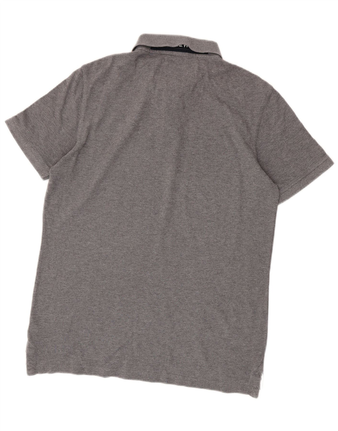 Crew Clothing Polo da uomo piccola in cotone grigio