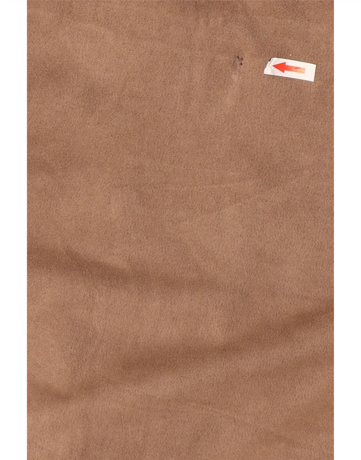 Giubbotto bomber in pelle scamosciata da uomo ZARA UK 38 Marrone medio