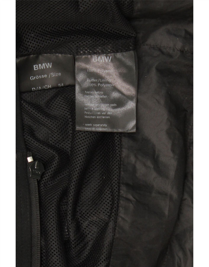 BMW Mens Moto Racer Windbreaker Jacket EU 54 2XL Black Colourblock Vintage BMW and Second-Hand BMW from Messina Hembry 