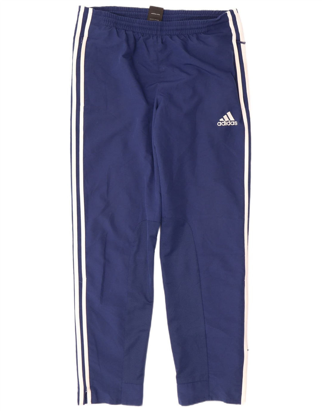 Pantaloni da tuta da uomo Adidas UK 38/40 Poliestere blu navy medio