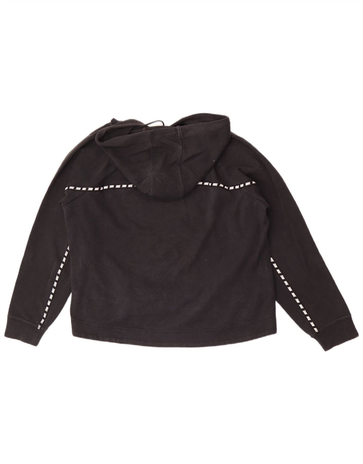 Felpa con cappuccio grafica da donna Nike UK 14 media nera