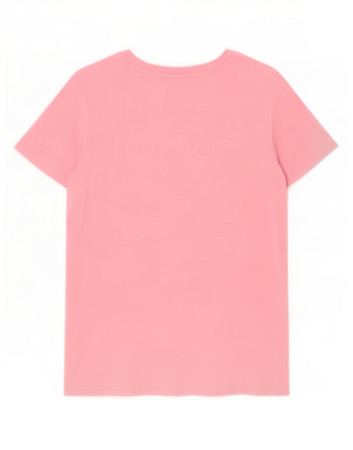 Gap T-shirt da donna Top UK 10 Small Rayon rosa