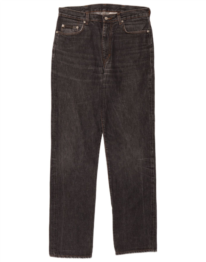 Jeans dritti da uomo Calvin Klein W32 L31 cotone nero
