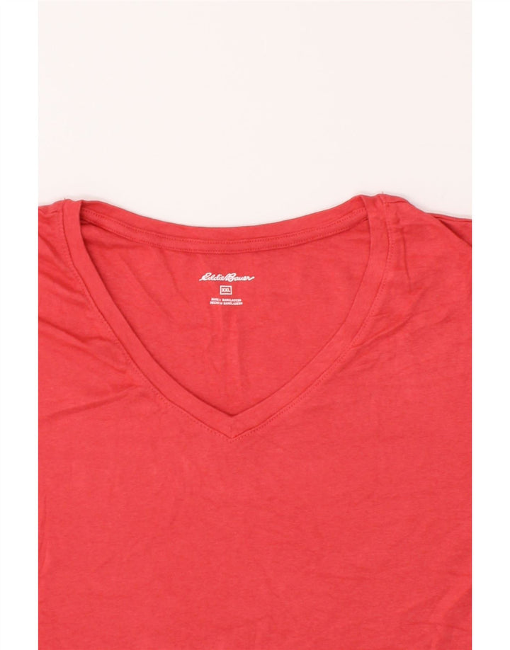 EDDIE BAUER Womens Top Long Sleeve 2XL Pink Cotton Vintage Eddie Bauer and Second-Hand Eddie Bauer from Messina Hembry 