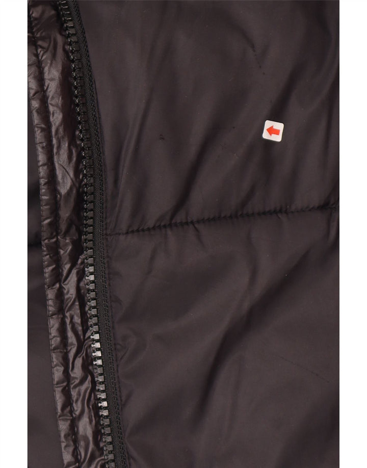 Giacca imbottita vestibilità ampia da uomo Fila UK 36 piccola in nylon nero