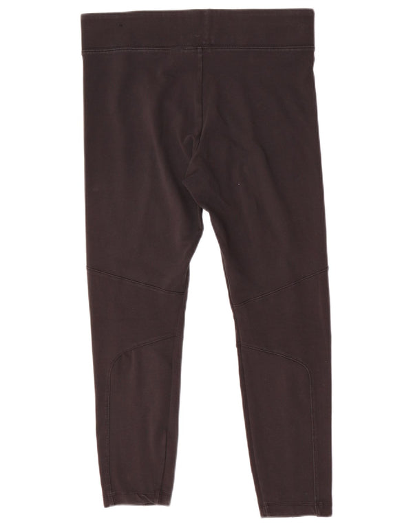 Leggings corti Nike da donna UK 14 grande poliestere nero