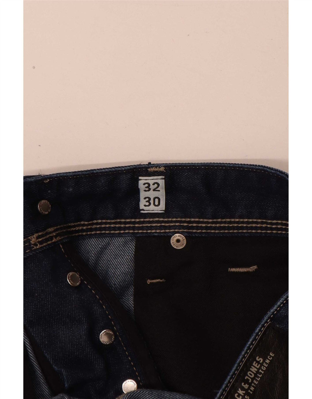 Jeans dritti da uomo Jack & Jones W32 L30 cotone blu
