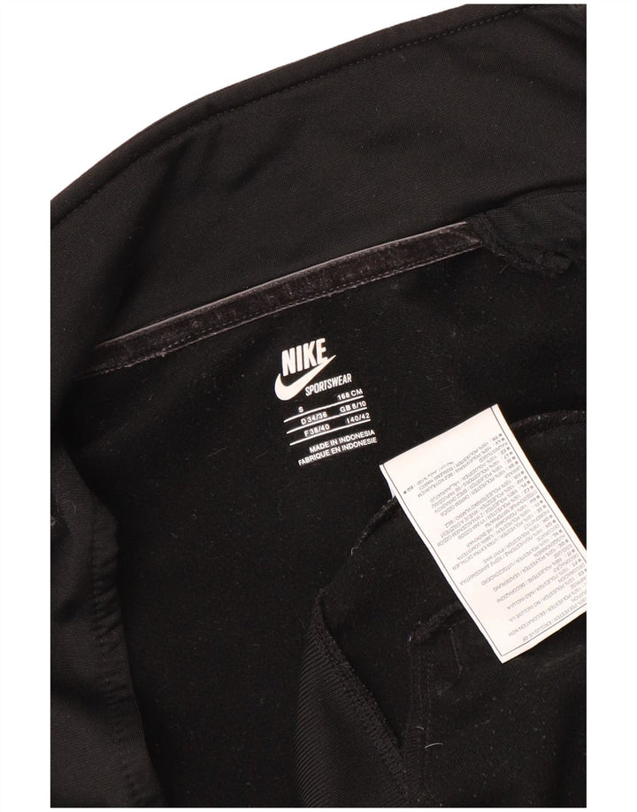 Giacca da tuta da donna Nike UK 8/10 Small Nero Poliestere